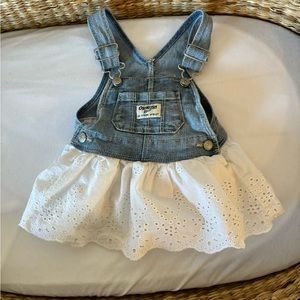 OshKosh Jean dress 6M